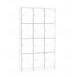 Lockers 12 Doors - bank of 4 x high & 3 x Wide